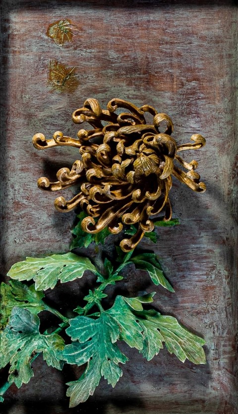 黃媽慶守愚返樸木雕展 賞析